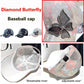 🔥Hot Sale 49% Off🔥Mesh Diamond Butterfly Baseball Cap-（Great Sale⛄BUY 2 Get 10% OFF+Free Shipping）