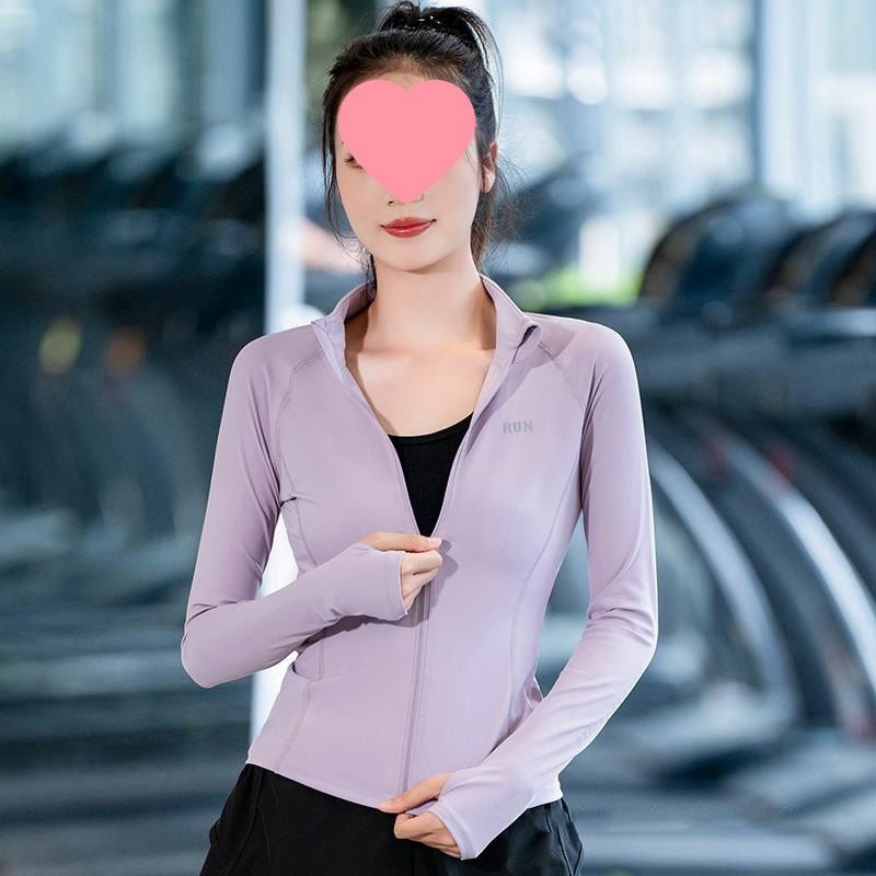Women’s Long-sleeve Quick-dry Stretchy Yoga Tops