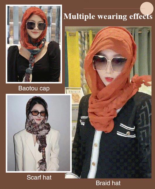 🌸Hot Sale 49% Off🌸Fried Dough Twists Braid Hat Scarf