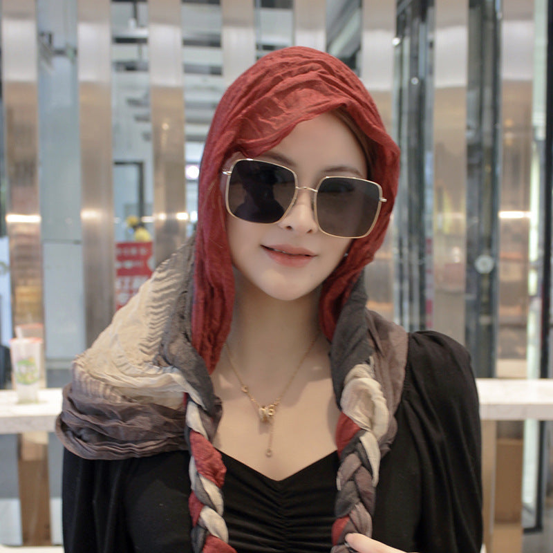 🌸Hot Sale 49% Off🌸Fried Dough Twists Braid Hat Scarf